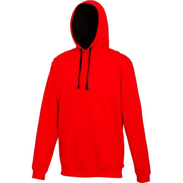 Maglia Con Cappuccio Awdis / Felpa Con Cappuccio RW165 (Xl) (Rosso Fuoco/Nero)-image