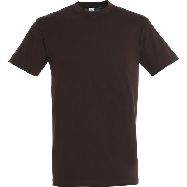 T-Shirt Sols Regent Da Uomo, Manica Corta PC288 (Xs) (Cioccolato)-image