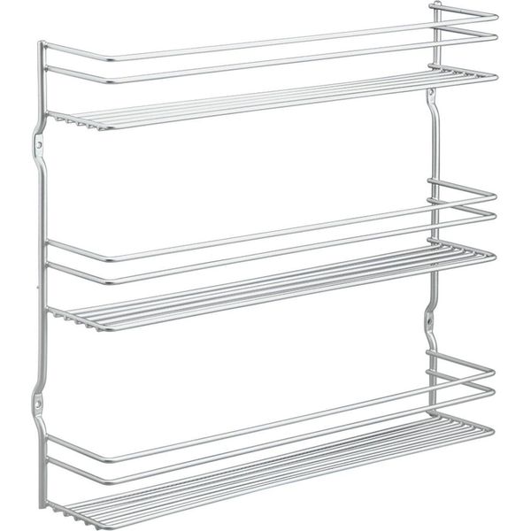 Metaltex Space Saver Smart Kitchen Pepito Kruidenrek 3 Etages 36X32X8 Cm Zilver-image