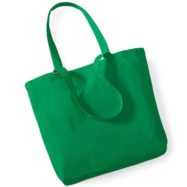 Westford Mill Borsa Per La Spesa In Cotonelogico Da 16 Litri BC1221 (Taglia Unica) (Verde Kelly)-image