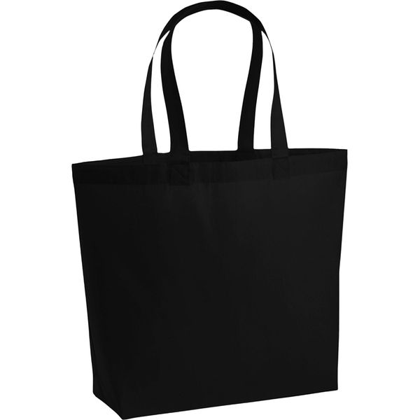 Westford Mill Premium Cotone Bag BC4051 (Taglia Unica) (Nero)-image