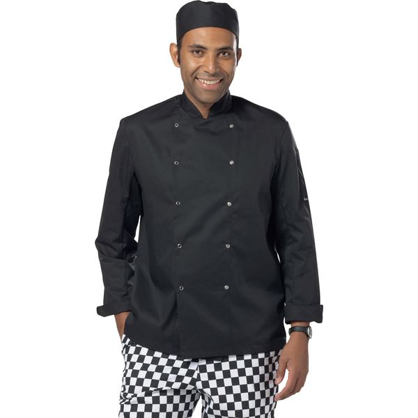 Le Chef Prep DF120F | Chef Coat Ladies Prep Shirt - Colore: Storm Grey/Black - Taglia: Xl-image
