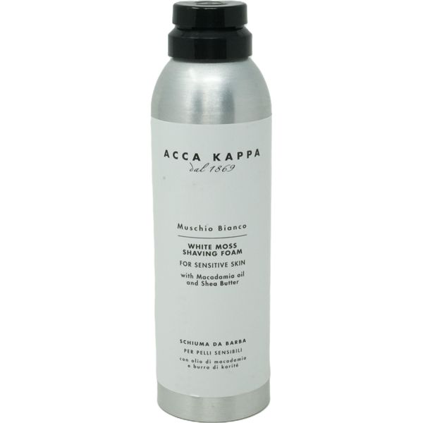 Acca Kappa Muschio Bianco Schiuma Da Barba Pelle Sensibile 200 Ml-image