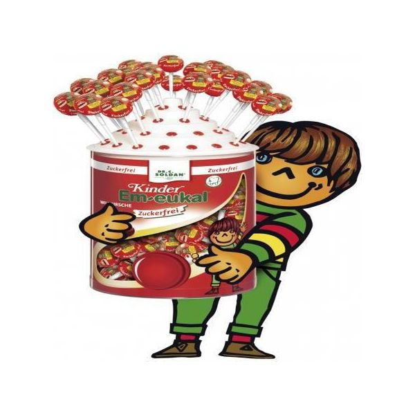 Lecca-Lecca Per Bambini Em-Eukal Senza Zucchero 10 G-image