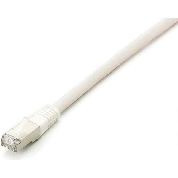 Equip Patchkabel Cat6A Plat.S/Ftp 2Xrj45 5.00M Weiß Lszh Polybeutel-image