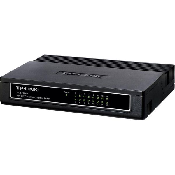 Tp-Link TL-SF1016D - Switch - 16 AnschlüSse - En, Fast En - 10Base-T, 100Base-Tx (TL-SF1016D)-image