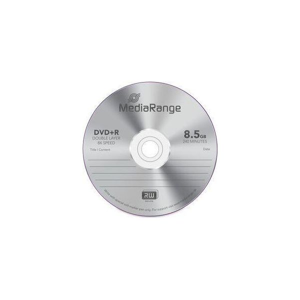 Mediarange MR470 Mediarange Dvd+R 8.5GB 100Pcs 8X Double Layer-image