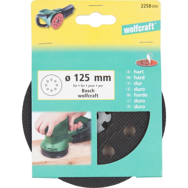Wolfcraft Disco Di Smerigliatura Autobloccante ø 125 Mm 2258000-image