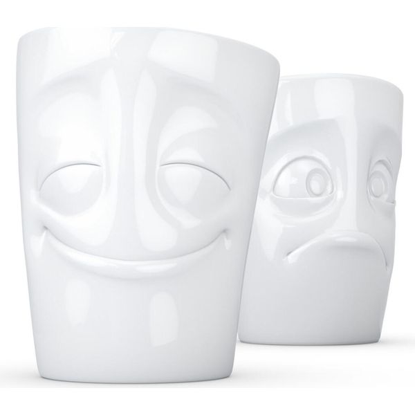 Fiftyeight Products T012801 Fiftyeight 350Ml Becher - VergnüGt & Verdutzt Weiß-image