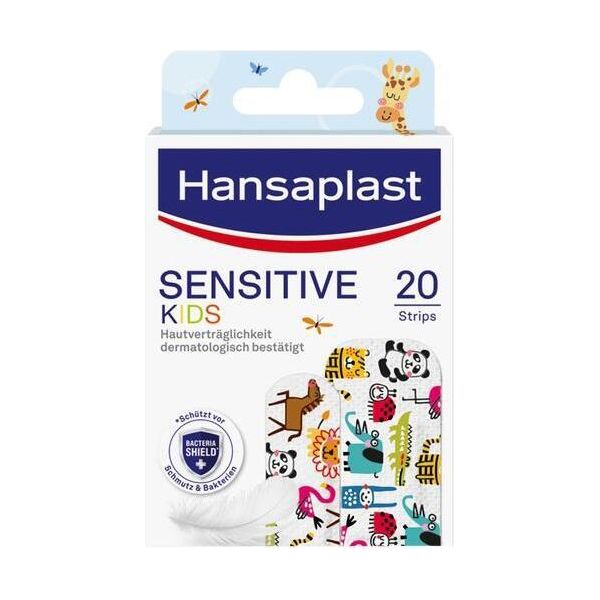 Hansaplast 48781 Hansaplast Pflaster Kids Sensitive 48781 Bunt, 20 St.-image