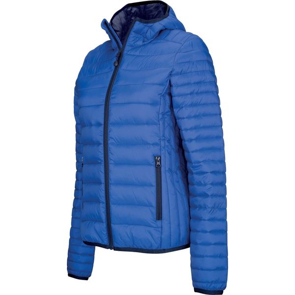 Kariban Giacca Leggera Trapuntata Con Cappuccio Da Donna PC3407 (S) (Blu Royal)-image