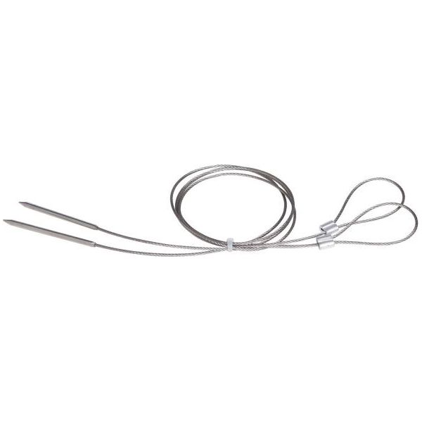 Set Di 2 Spiedini Flessibili Per Barbecue (Filo Per Shashlik/Filo Per Barbecue)-image