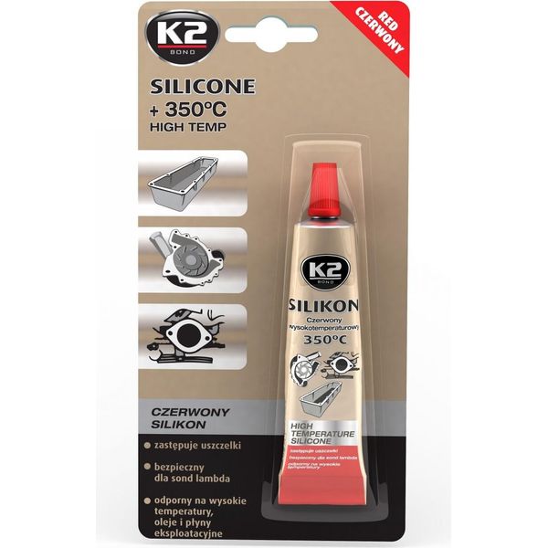 K2 Rosso Di Silicone Ad Alta Temperatura K2 Rosso Di Silicone Ad Alta Temperatura-image