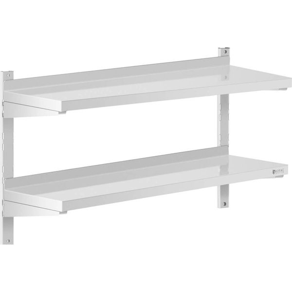 Scaffale A Muro Royal Catering - 2 Ripiani - 30 X 100 Cm-image