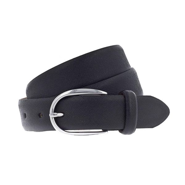 Vanzetti Pelle Cintura Classics 30Mm Cambered Leather Belt W100 Black Nero-image