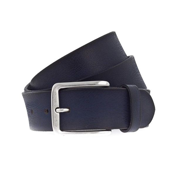 Vanzetti Pelle Cintura Denim Love 40Mm Full Leather Belt W85 Marine Blu-image
