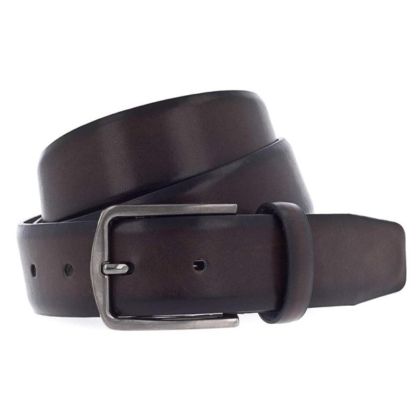 Vanzetti Pelle Cintura Classics 35Mm Cambered Belt W95 Dark Brown Marrone-image