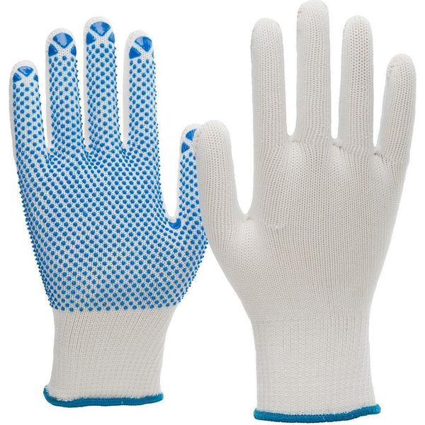 Nitras Safety 6100-11 Nitras Safety Unisex Arbeitshandschuhe 6100 Weiß GrößE 11, 12 Paar-image