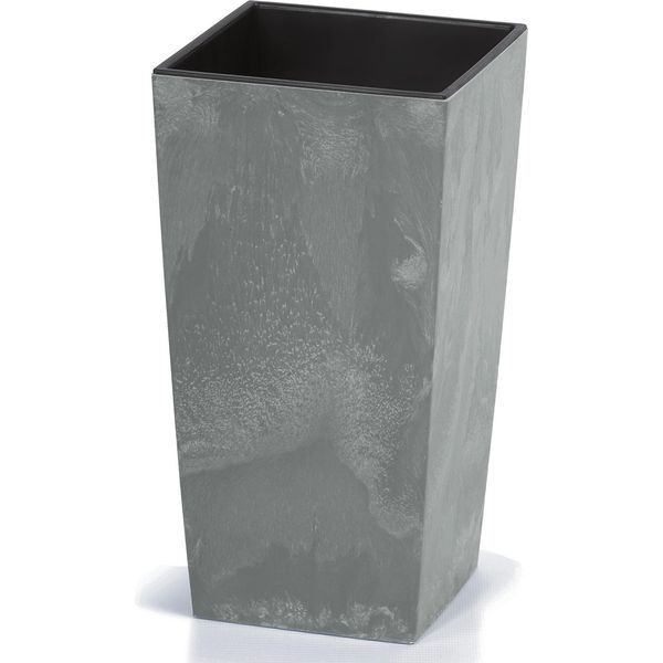 Deuba Fioriera Effetto Cemento Grigio 91L Vaso Per Piante 75 X 40 X 40 Cm Vasi Da Ingresso Giardino Interni Esterni-image
