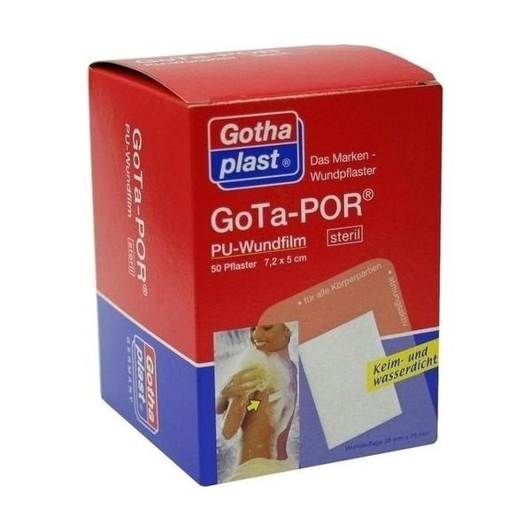Gota-Por Pellicola Per Ferite Inpoliuretano7,2X5 Cm Cerotti Sterili 50 Pz-image