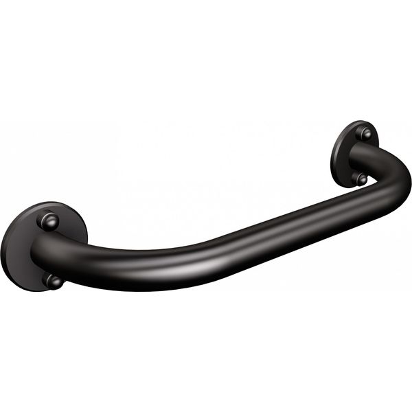 Maniglia Di Sostegno, Senza Barriere, Nera, 36 Cm, Maniglia Di Sicurezza, Maniglione, Diritto-image