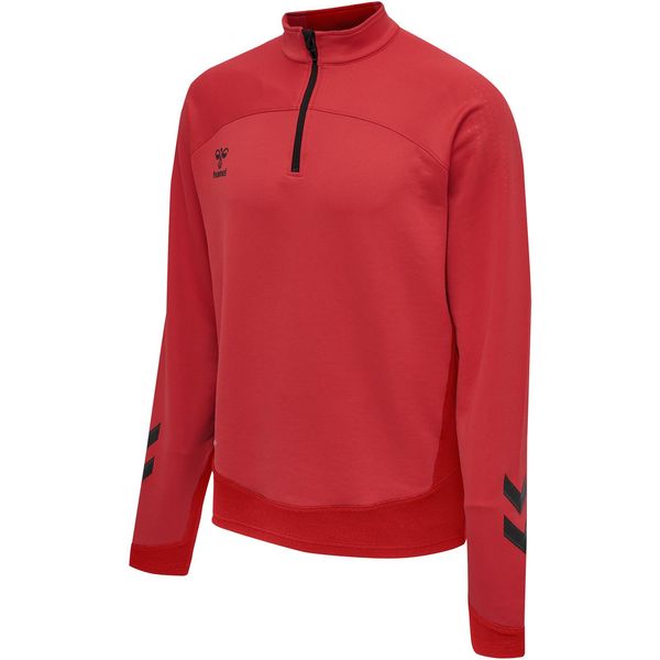 Hummel Lead Pullover Mezza Zip Bambini Rosso Vero 176-image