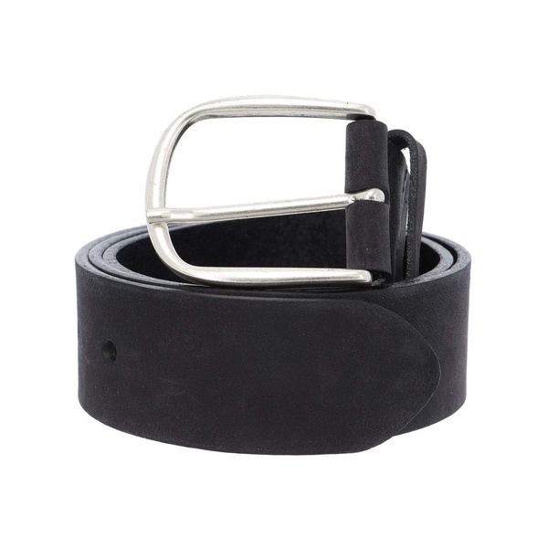 Vanzetti Pelle Cintura Denim Love 40Mm Full Leather Belt W85 Black Nero-image