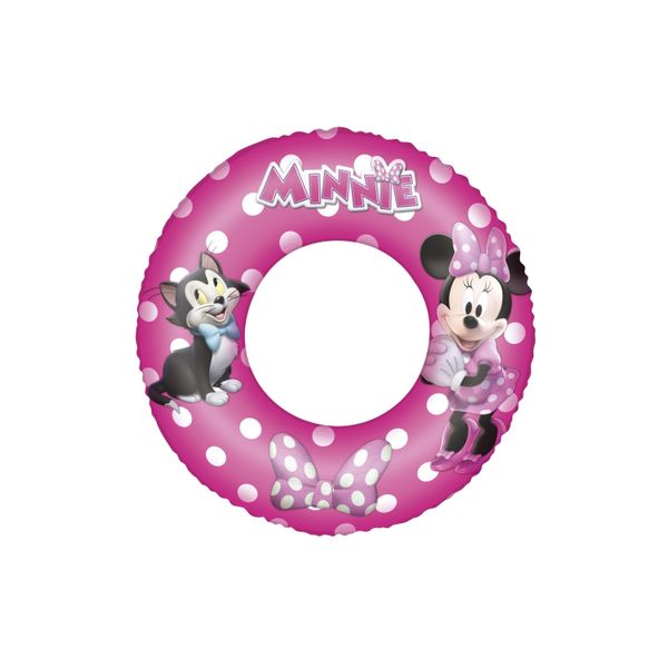 Anello Bestway 91040, Minnie, Per Bambini, Gonfiabile, Ruota Per L'acqua, 56 Cm-image