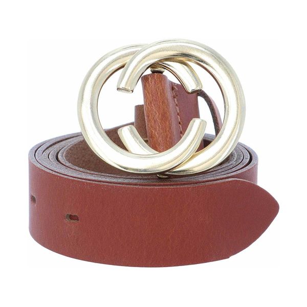 Vanzetti Pelle Cintura Chain Reaction 30Mm Leather Belt W75 Cognac Marrone-image