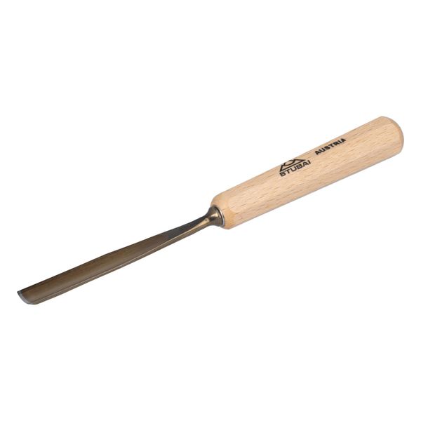 Scalpello Stubai Serie 52 - Forma 5 | Scalpello Dritto - 12 Mm, Con Manico In Legno, Per Preforare, Per Lavori Di Battuta, Sgrossatura, Rosette, Per Lavorare Il Legno-image