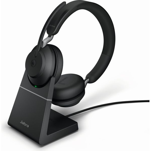 Jabra Evolve2 65 USB-C Nero Ms Chrg Stand Stereo-image