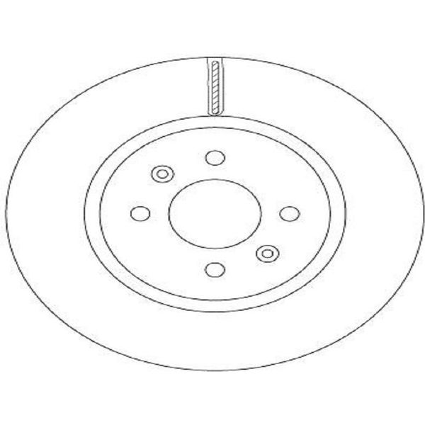 2X Disco Freno Trw DF6842 Per Hyundai I20 Hatchback (Gb Ib) 43 8Mm 280Mm-image