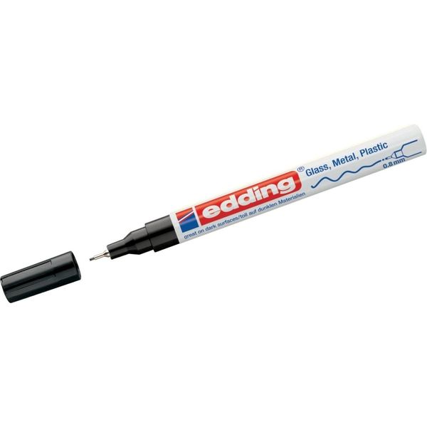 Edding - Punta In Feltro Edding 780 Colore 0,8 Mm Nero | 1 Pezzo | 10 Pezzi-image