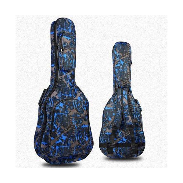 Topchances Chitarra Borsa Chitarra Acustica Gig Bag Custodia Chitarra 39 40 41 Pollici Impermeabile Imbottito Chitarra Zaino (Versione Migliorata)-image