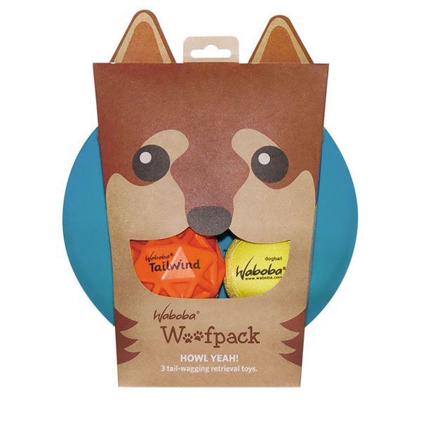 Set Di Giocattoli Per Cani Waboba Woof Pack: Disco Da Lancio Palla Gonfiabile Palla D'acqua Palla Per Cani-image