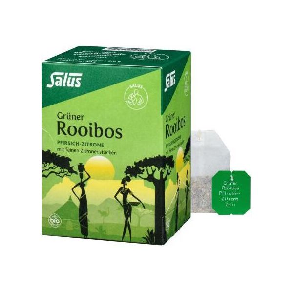Salus Green Rooibos Peach-Lemon, Tisana Alla Frutta, Aromatizzata 15 Pz-image
