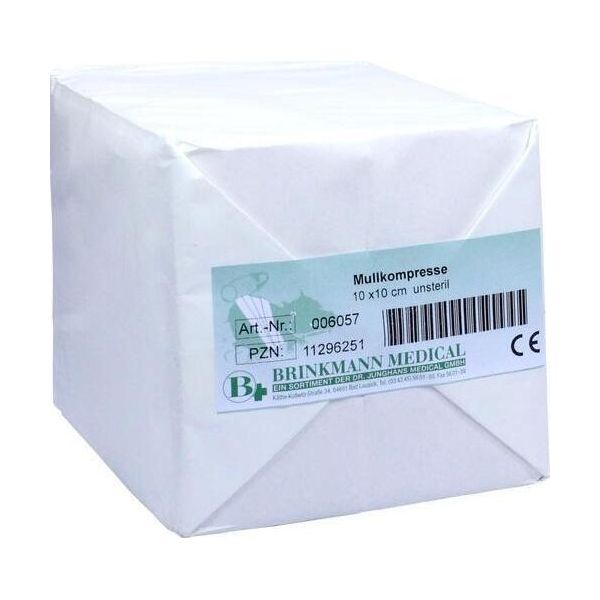 Compresse Di Garza 10X10 Cm Non Sterili A 8 Pieghe 100 Pz-image