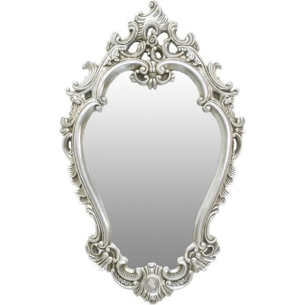 Casa Padrino Specchio Barocco Argento 65 X H. 105 Cm - Magnifico Specchio Da Parete In Stile Barocco - Specchio Per Armadio - Specchio Da Soggiorno - Mobili Barocchi-image