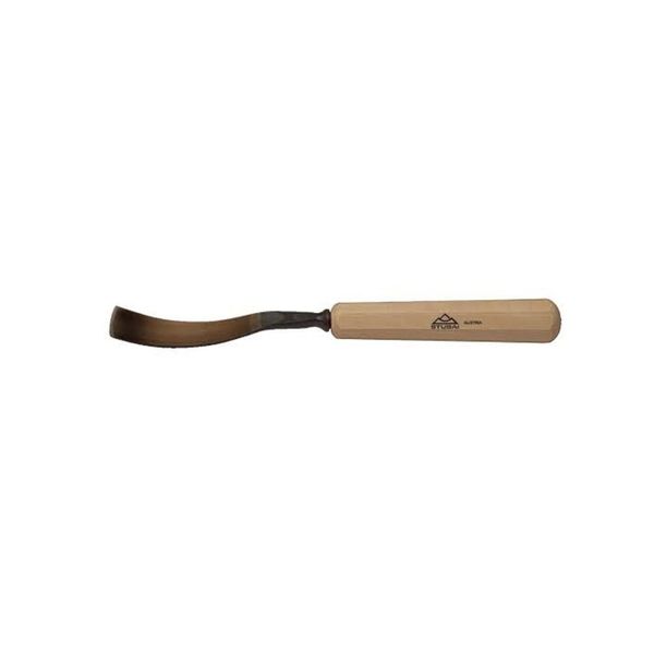 Scalpello Stubai Serie 52 - Forma 14 | Scalpello Curvo Da 30 Mm, Con Manico In Legno, Per Preforare, Per Lavori Di Battuta, Sgrossatura, Rosette, Per Lavorare Il Legno-image