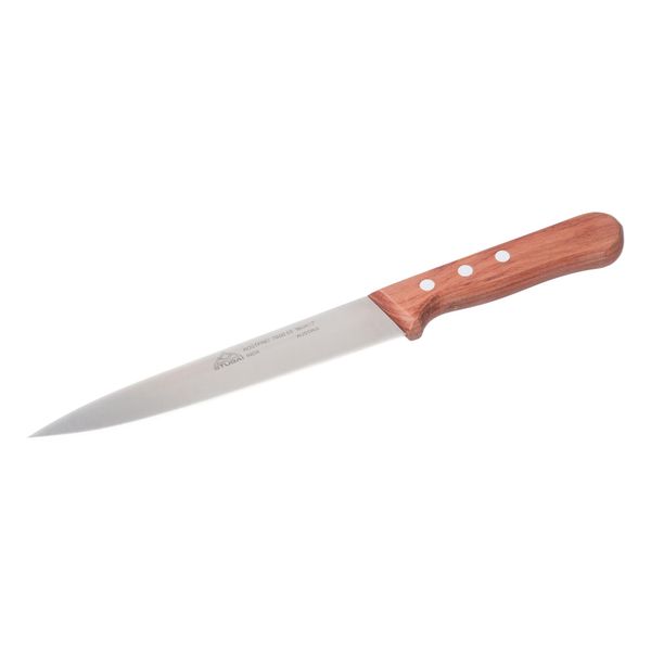 Coltello Da Cucina Stubai Senza Lama Seghettata, 180 Mm, Coltello Domestico Affilato Con Manico In Legno Pregiato, Lama In Acciaio Inox, Lavabile In Lavastoviglie-image