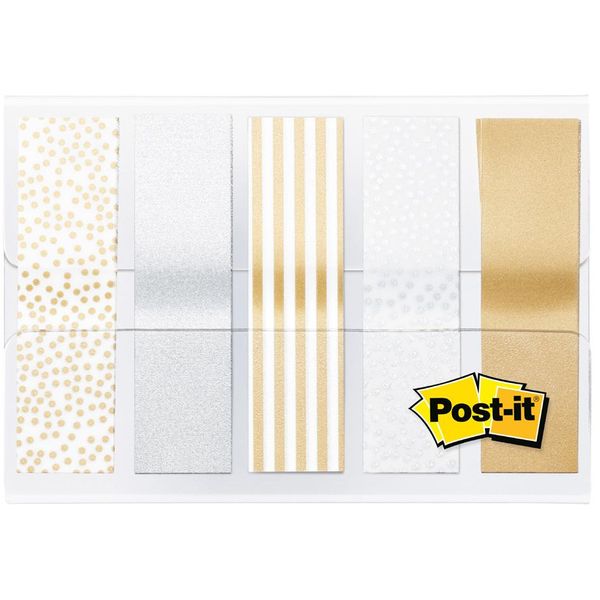 Post-It 684-Metal Marcatore Adesivo Index Mini Metallic, 11,9 X 43,2 Mm-image