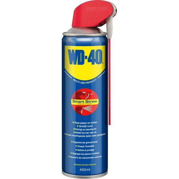 WD-40 450 Ml Lubrificante Pulitore Rimuovi Ruggine WD40 Smart Straw-image