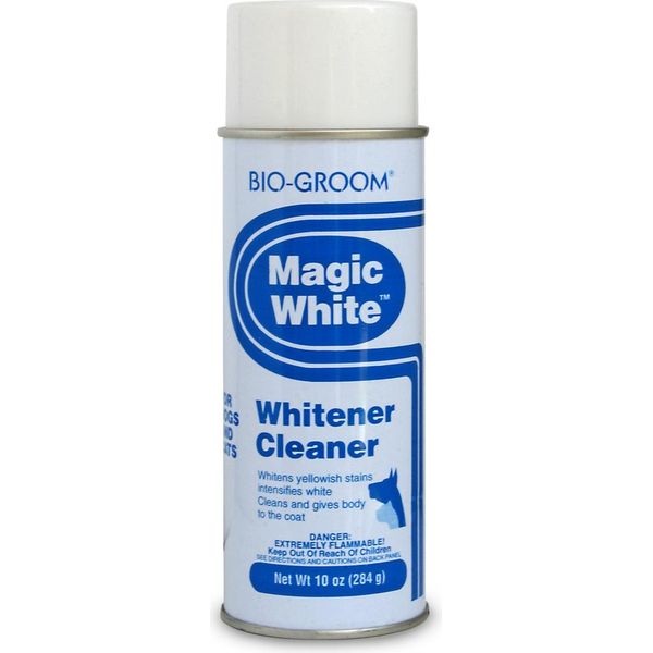 Biogroom Magic White Shampoo Secco Per Cani Spray Schiarente, 284 G-image