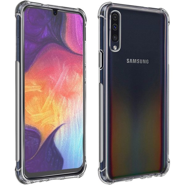 Avizar, Set Di Protezione Premium Galaxy A50 / A30S Custodia Protettiva + Pellicola Protettiva, Trasparente-image