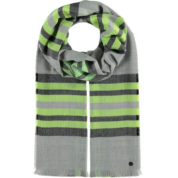 Fraas Sciarpa Acrylic Stole - The Fraas Plaid Silver Grigio Multicolore-image