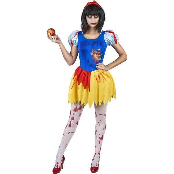 Costume Da Fiaba Per Halloween Blu-Giallo-Rosso - L-image