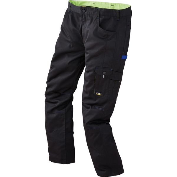 Pantaloni Zio Sam Con Cintura In Vita Nero/Royal/Lime Taglia 50-image