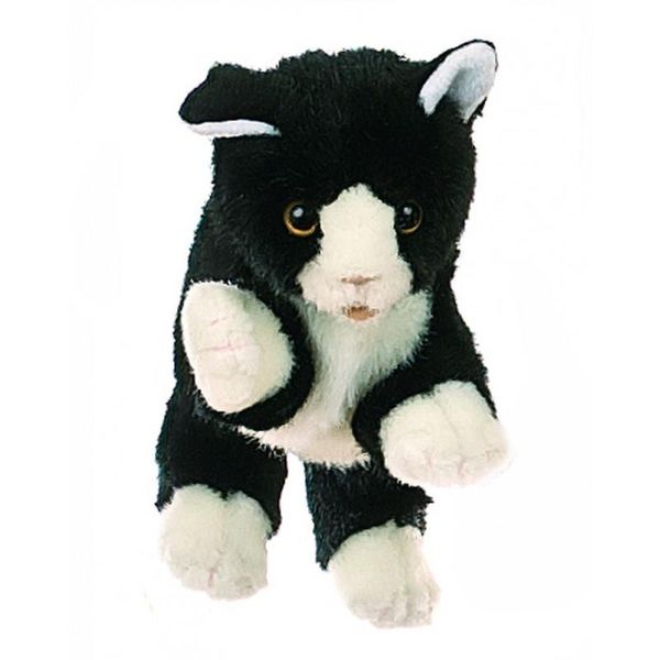 Living Puppets® Marionetta A Mano Gatto Nero/Bianco W045-image