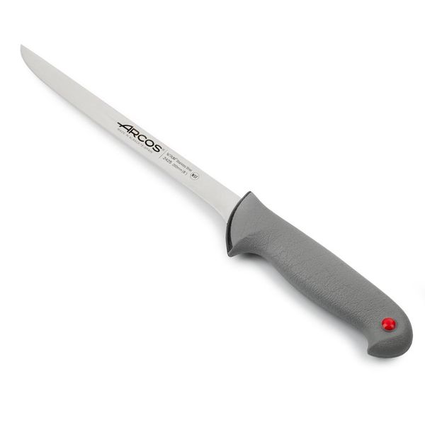 Coltello Filetto Arcos Colore - Prof 242500 Acciaio Inox Nitro E Mango Lama Ergonomica In Polipropilene E 20 Cm, Vetrina-image