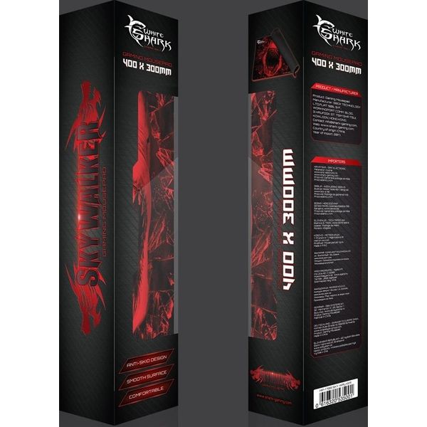 White Shark GMP-1699 Skywalker L, Tappetino Per Mouse 400 X 300 Mm-image
